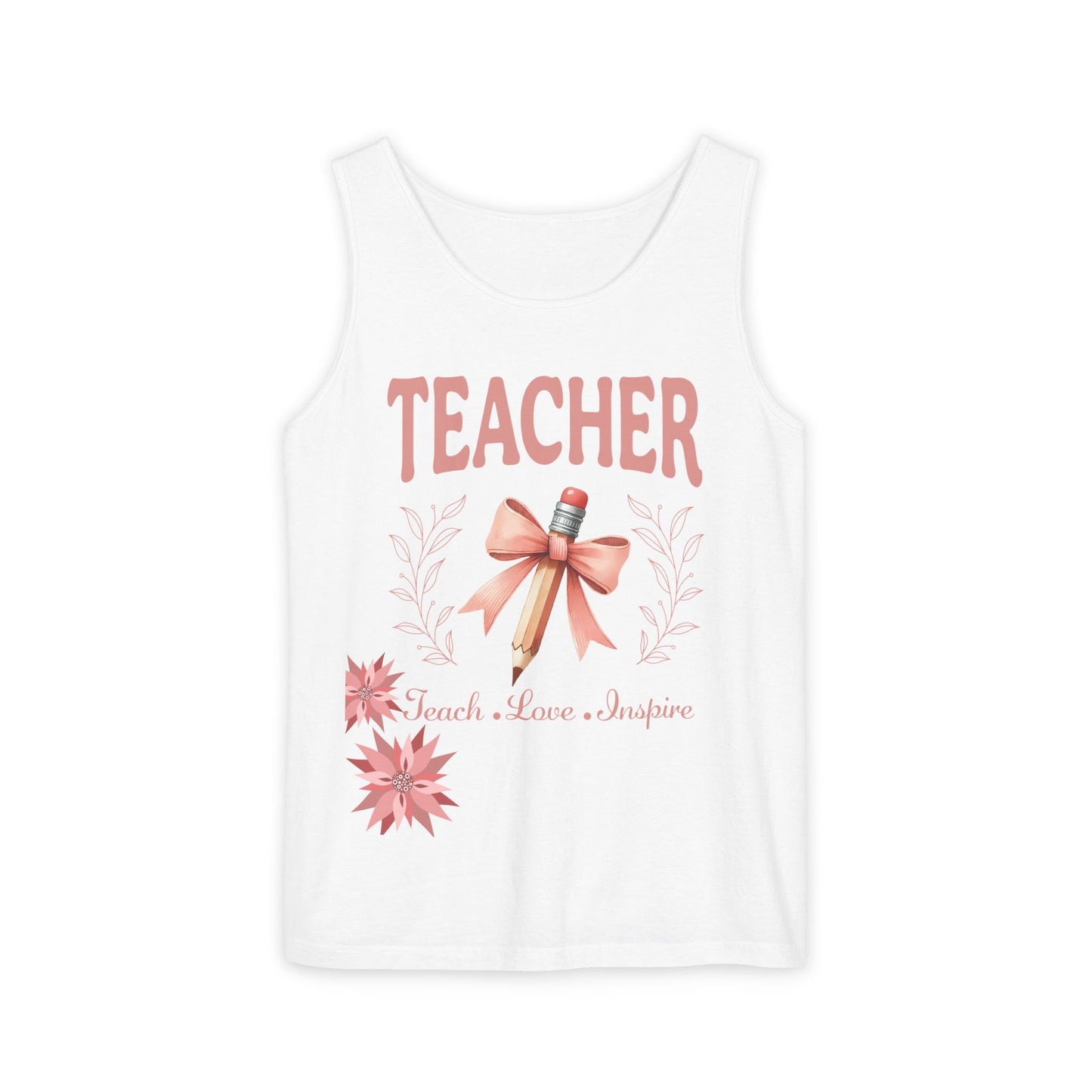 Teacher Unisex Garment-Dyed Tank Top