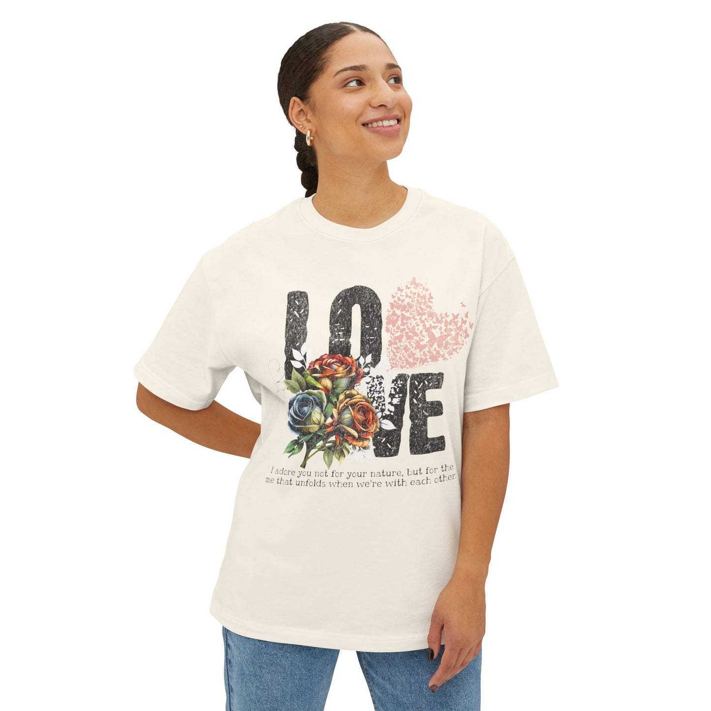 Love Always Unisex Oversized Bella Canvas Boxy Tee