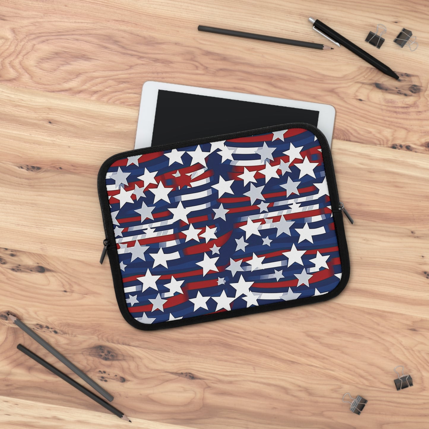 Patriotic Waves Laptop Sleeve