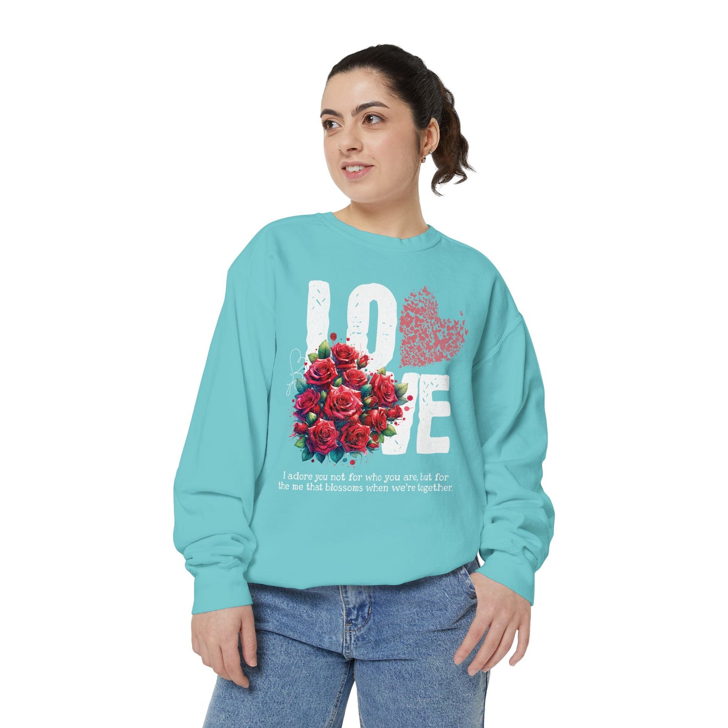 LOVE always Valentines Unisex Garment-Dyed Sweatshirt