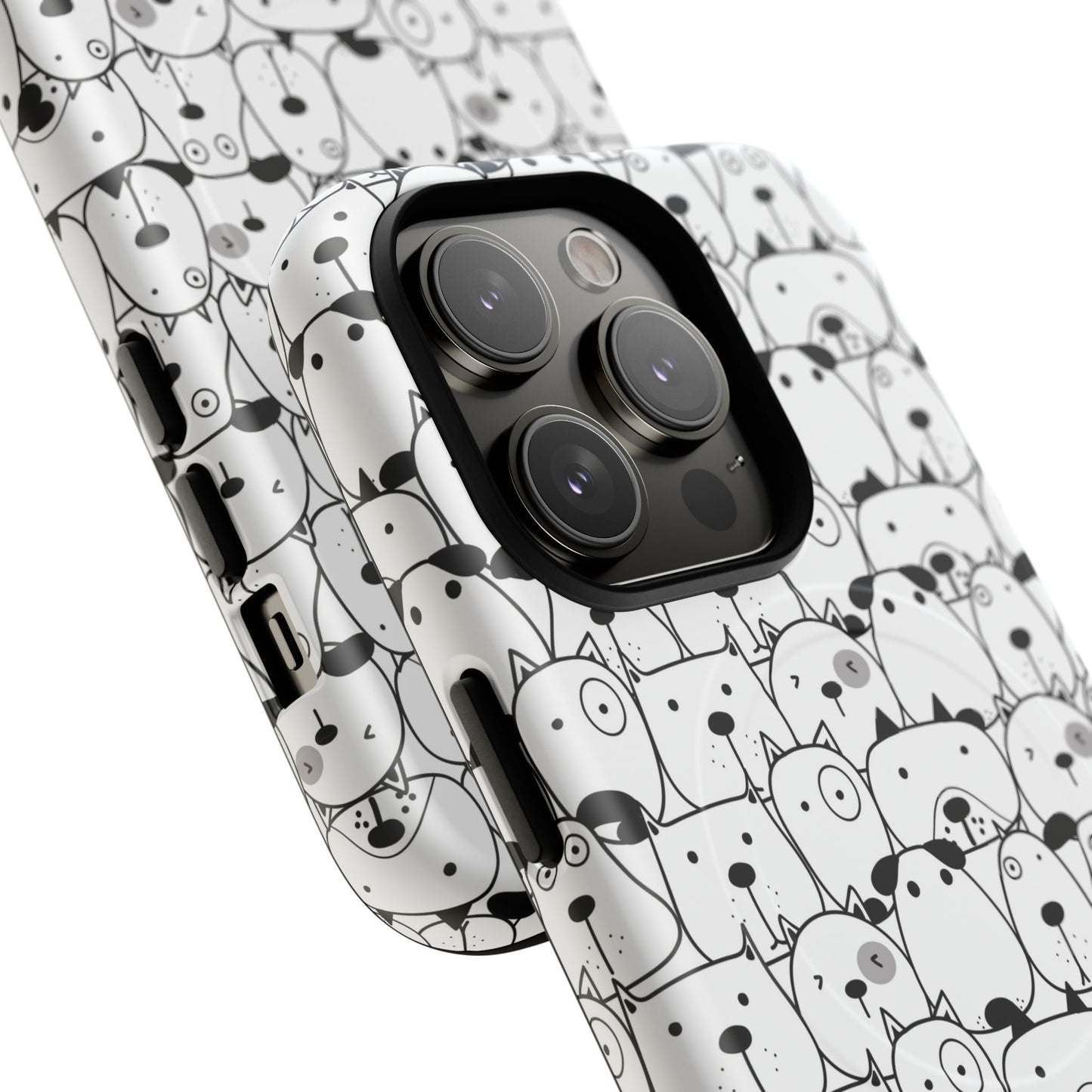 Cute Animal Pattern Phone Case, Tough Magnetic Cases for Pet Lovers, Gifts for Birthday, Holiday, Cute Accessories, Phone Covers