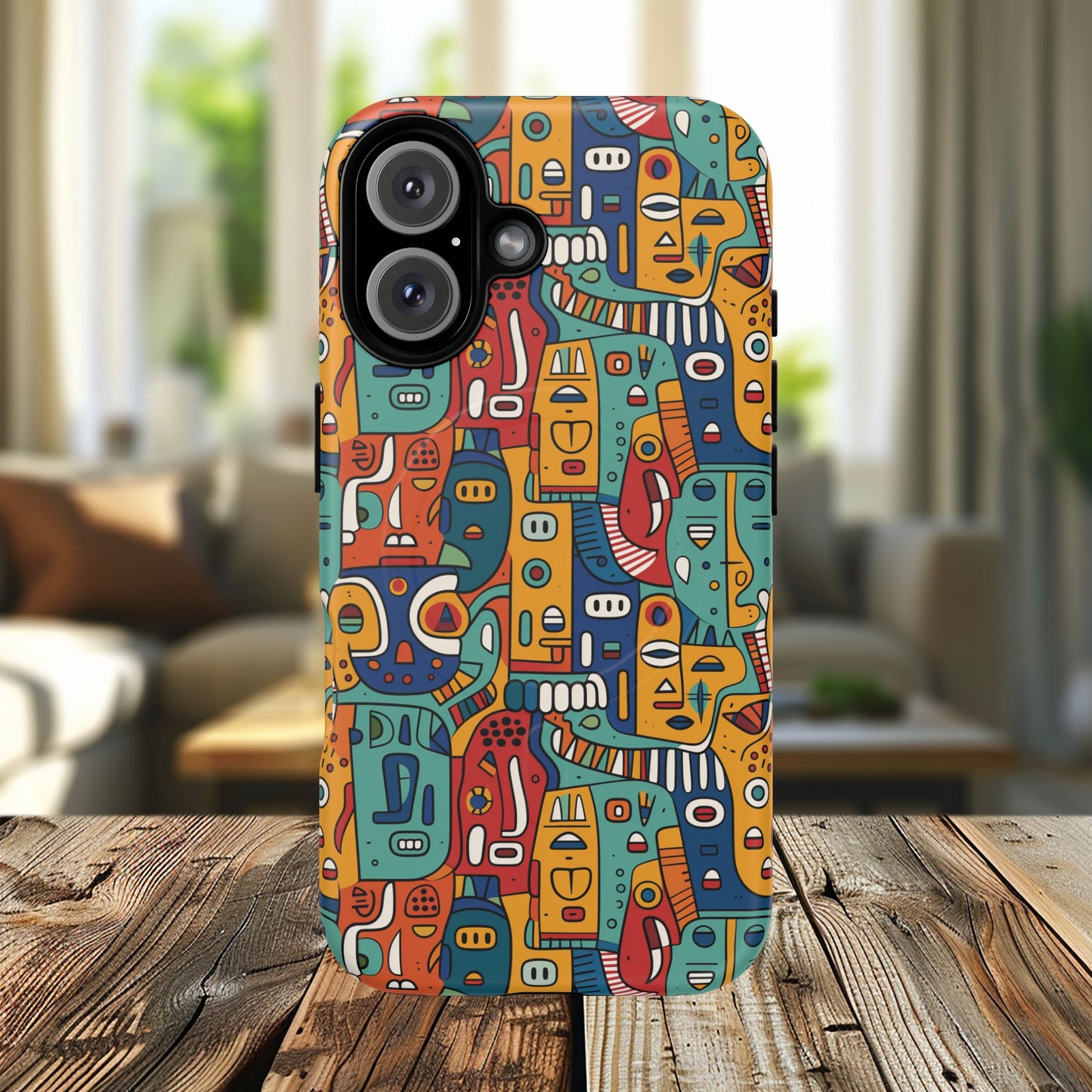 Vibrant Tough Magnetic Phone Cases - Unique Art, Protective Design, Gift for Him/Her, Trendy Accessories, Phone Protection