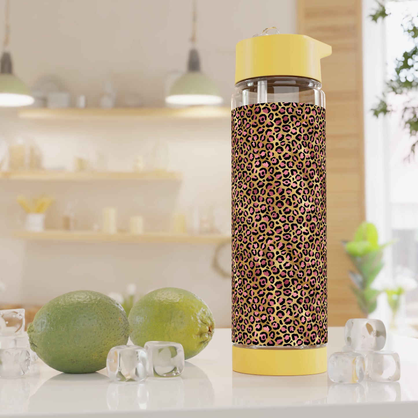 Leopard Luxe Infuser Water Bottle