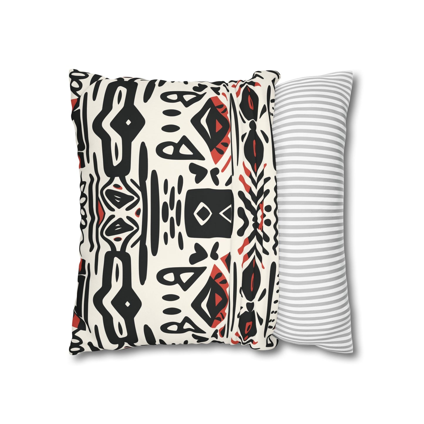 Tribal Harmony Square Poly Canvas Pillowcase