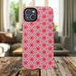 Roseburst Mosaic Vibrant Flower Pattern iPhone Case, Stylish iPhone Cover, Tough Magnetic Case, Floral Gift, Trendy Accessory for Her