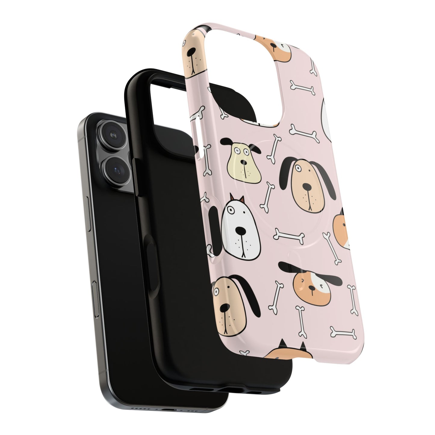 Cute Dog iPhone Case, Tough Magnetic Cases for Pet Lovers, Dog-Themed Accessories, Gift for Dog Owners, Unique iPhone Cover