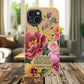 Floral Scripture Phone Case — "Let Your Light Shine" (Matthew 5:16) for iPhone and Samsung Cases.