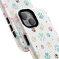 Pet Lover Magnetic iPhone Case - Cute Paw Print Design, Tough Magnetic Cases for Dog and Cat Owners, Gift for Animal Lovers