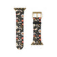 Blossom Elegance: Noir Garden Floral Watch Band - Stylish Floral Design for Smartwatches