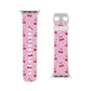 Cherry Blossom Dreams Apple Watch Band — Pink Retro Cherry Silicone Strap