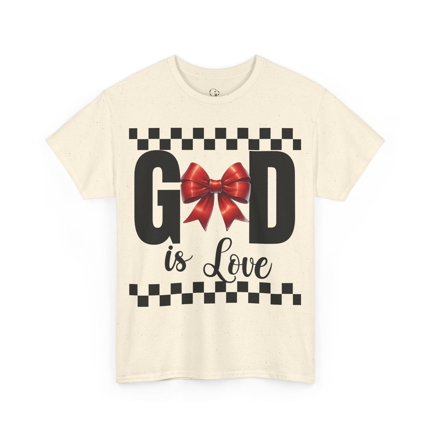 GOD is LOVE Charm Unisex Heavy Gildan Cotton Tee.