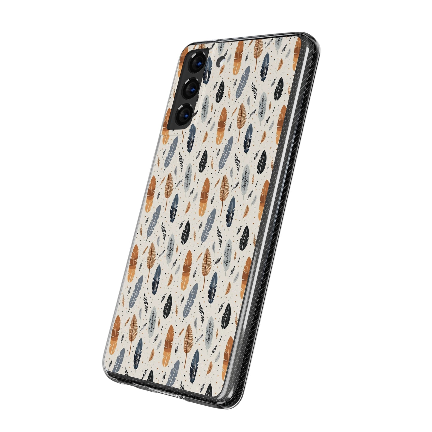 Whispering Feathers Soft iPhone, Google and Samsung Cases