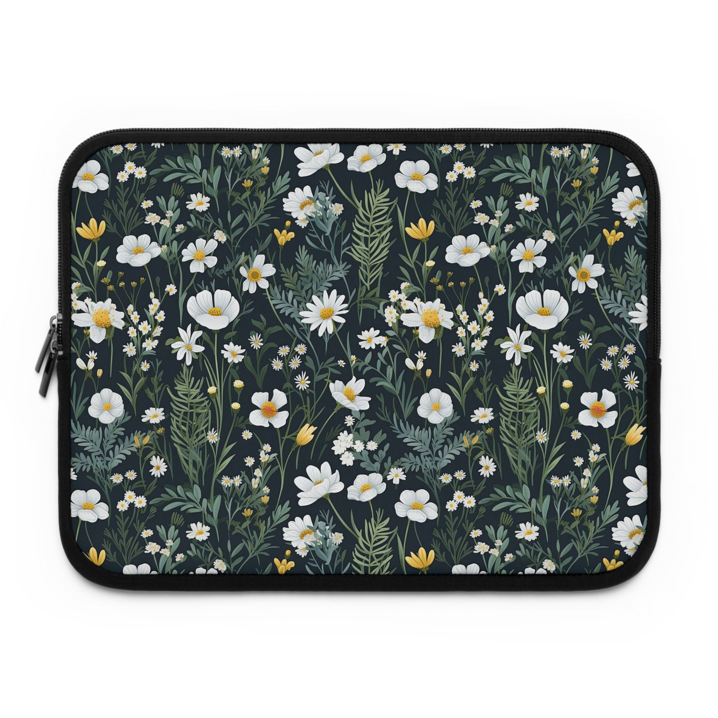 Floral Daisy Delight Laptop Sleeve for Nature Lovers, Laptop Case, Cute Tech Accessory, Gift for Students, Eco-Friendly Design