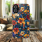 Cathedral Petals Tough Magnetic iPhone Case, Durable, Stylish, Unique Floral Design, Gifts for Her, Birthday, Everyday Use, Stained Glass iPhone Case.