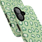 Chic Leopard Print iPhone Cases | Tough Magnetic Cases, iPhone Protection, Animal Print, Stylish Tech Accessories, Green iPhone Case