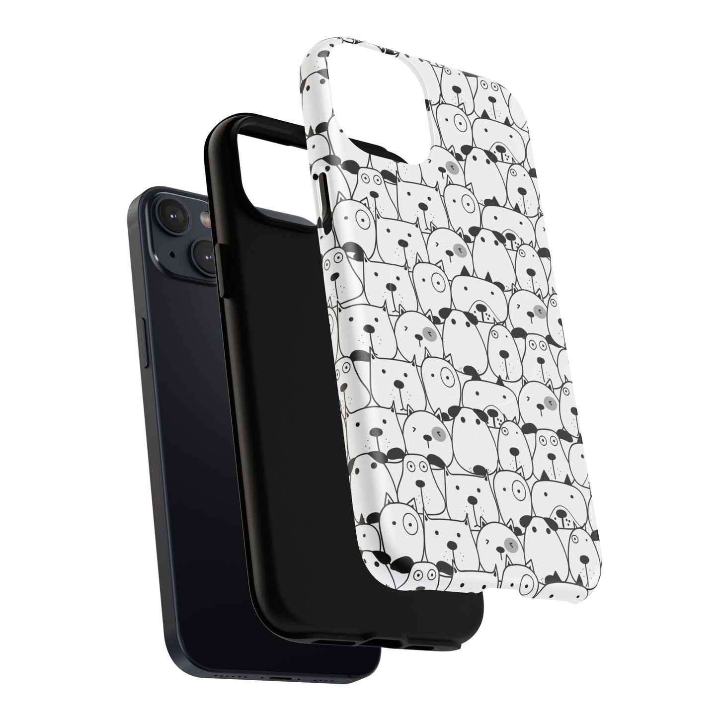 Cute Animal Pattern Phone Case, Tough Magnetic Cases for Pet Lovers, Gifts for Birthday, Holiday, Cute Accessories, Phone Covers