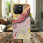 Colorful Red Marble iPhone Case, Tough Magnetic Cases, Stylish iPhone Protection, Unique Gift for iPhone Lovers, iPhone Accessories