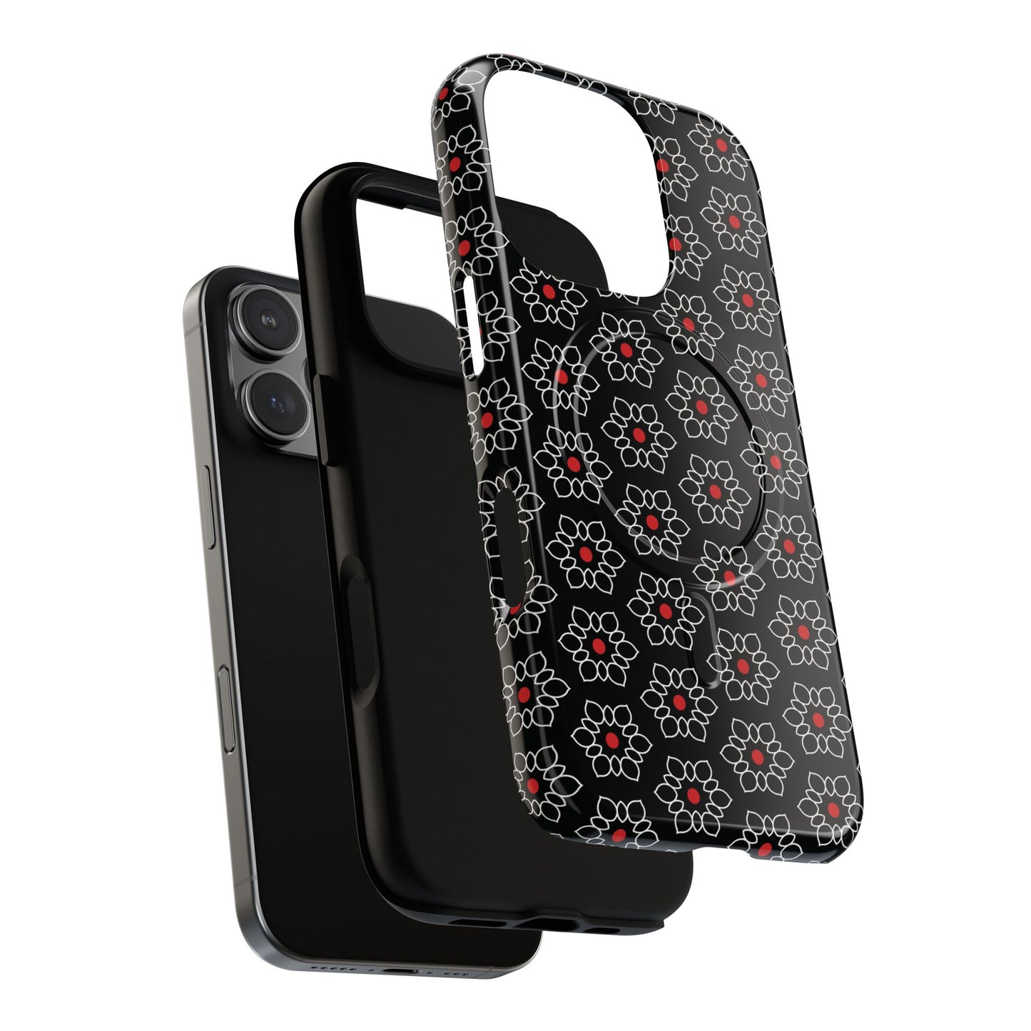 Floral Power Magnetic Tough iPhone Cover | Tough iPhone Cover, Floral Design, Custom iPhone Accessory, Gift for Her, iPhone Case
