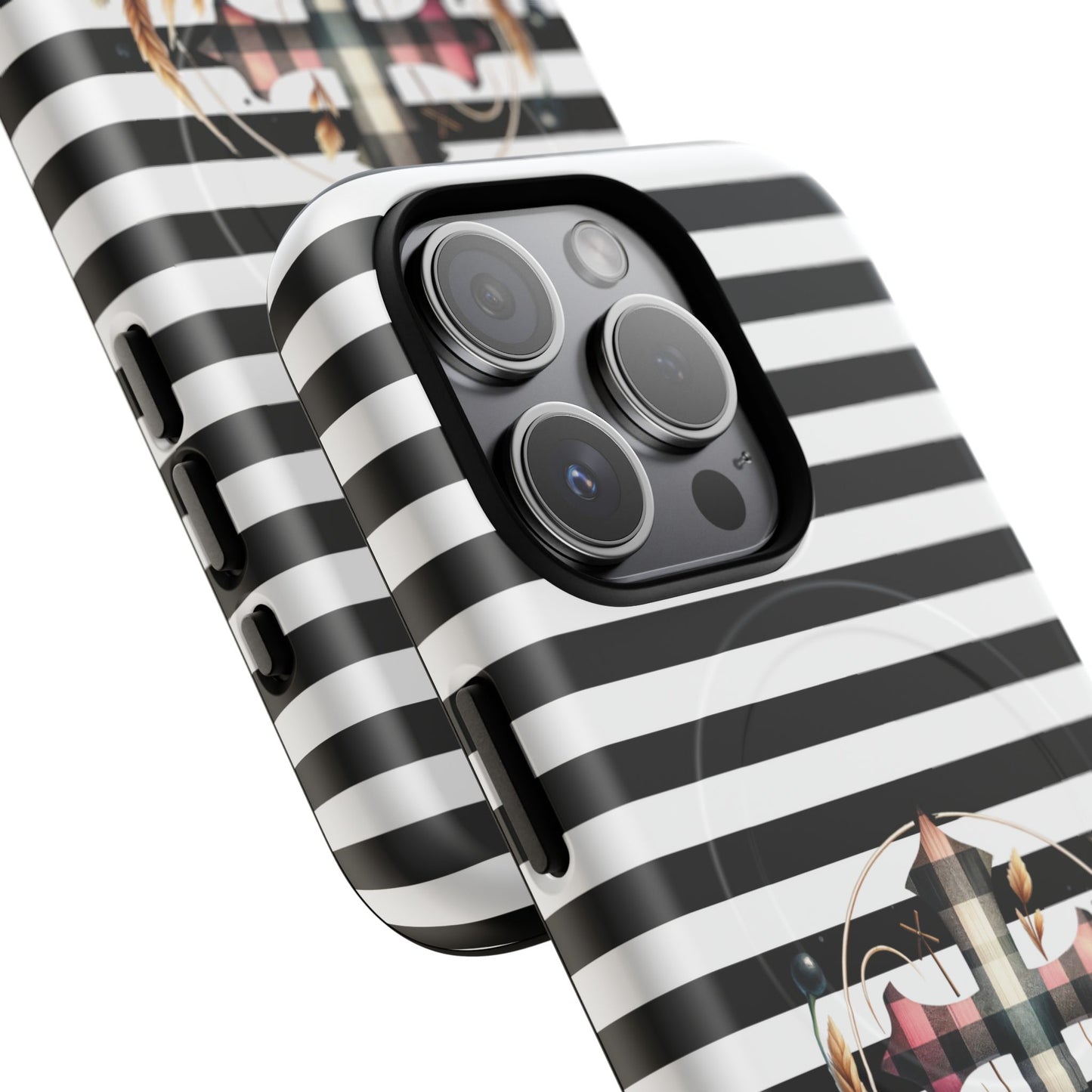 Striped in His Glory iPhone Case, Tough Magnetic Phone Protector, MagSafe iPhone Cover, Durable Case for Everyday Use, Gift for Nature Lovers, Vibrant Design.
