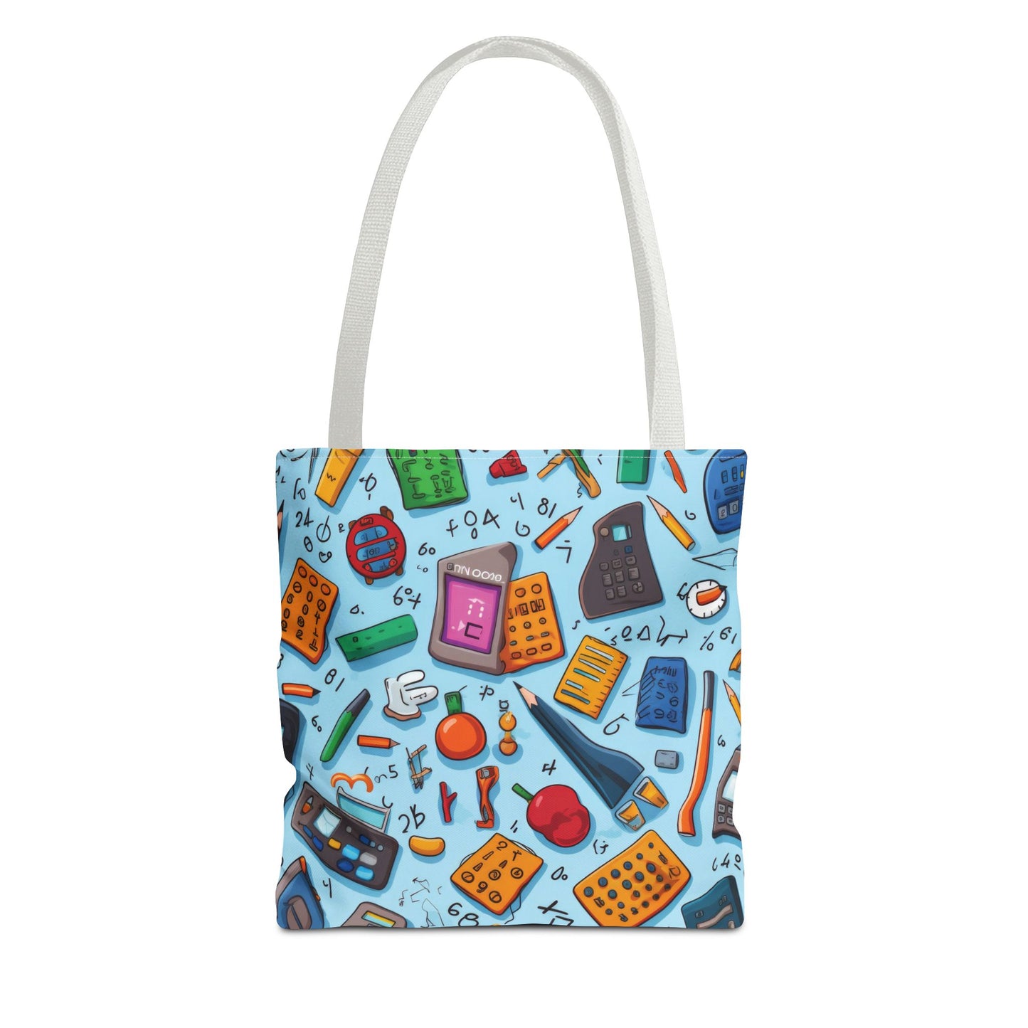 Blue Academic Adventures Tote Bag