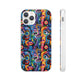 Psychedelic Visions Flexi iPhone and Samsung Case - Colorful Abstract Design.