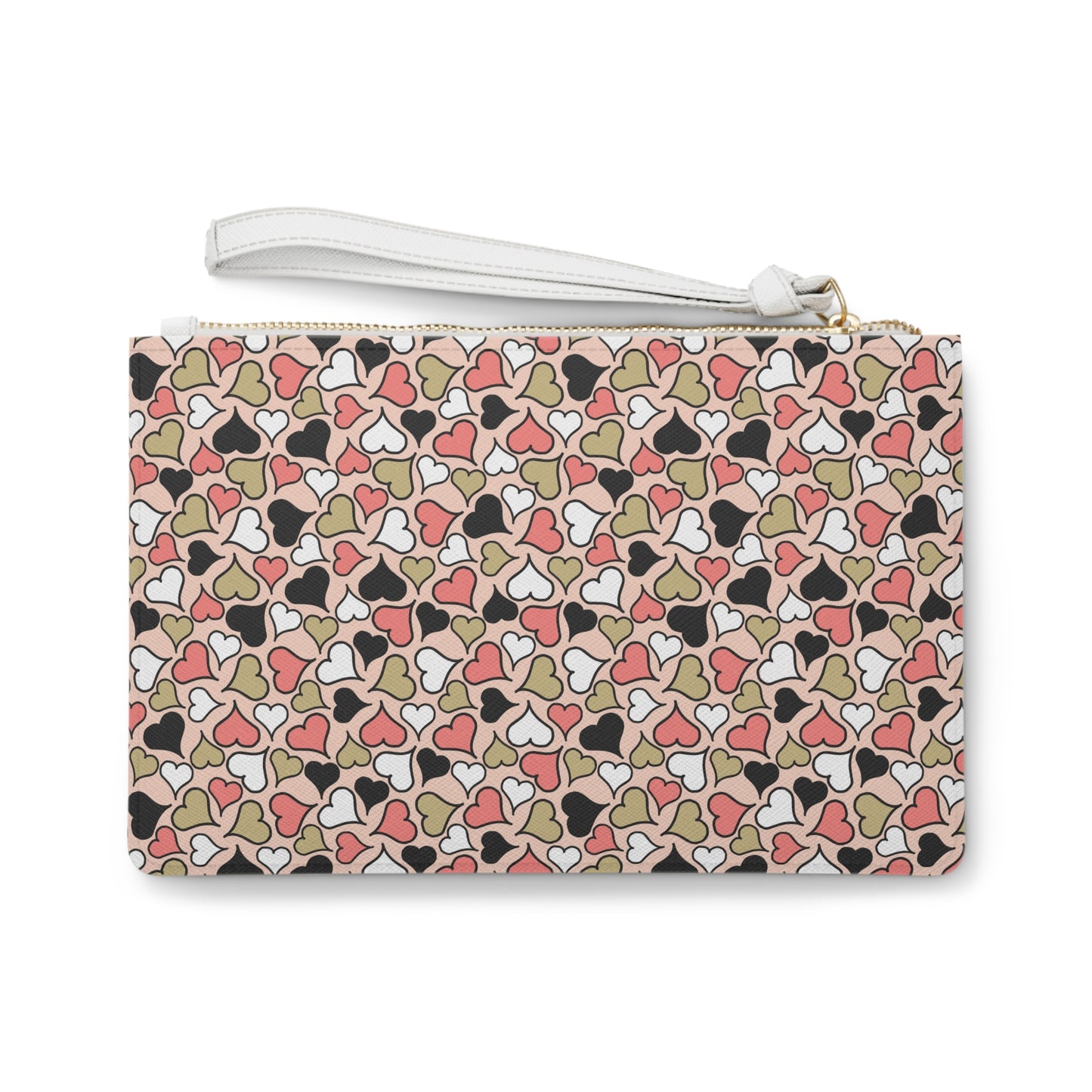 Heart Pattern Clutch Bag - Cute & Stylish for Any Occasion
