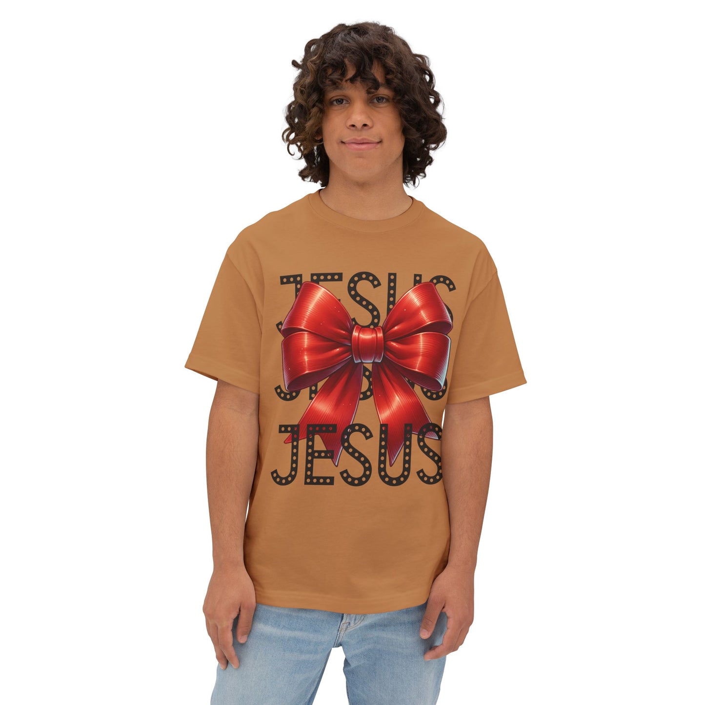 JESUS Charm Unisex Oversized Bella Canvas Boxy Tee