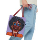 Afro Luxe Glow Tote Bag
