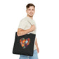 Patched Heart Tote Bag