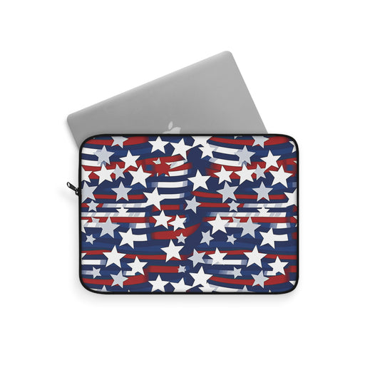 Patriotic Waves Laptop Sleeve