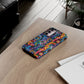 Psychedelic Visions Vibrant Art Google Pixel, iPhone and Samsung Phone Case - Tough Cases for Creative Souls