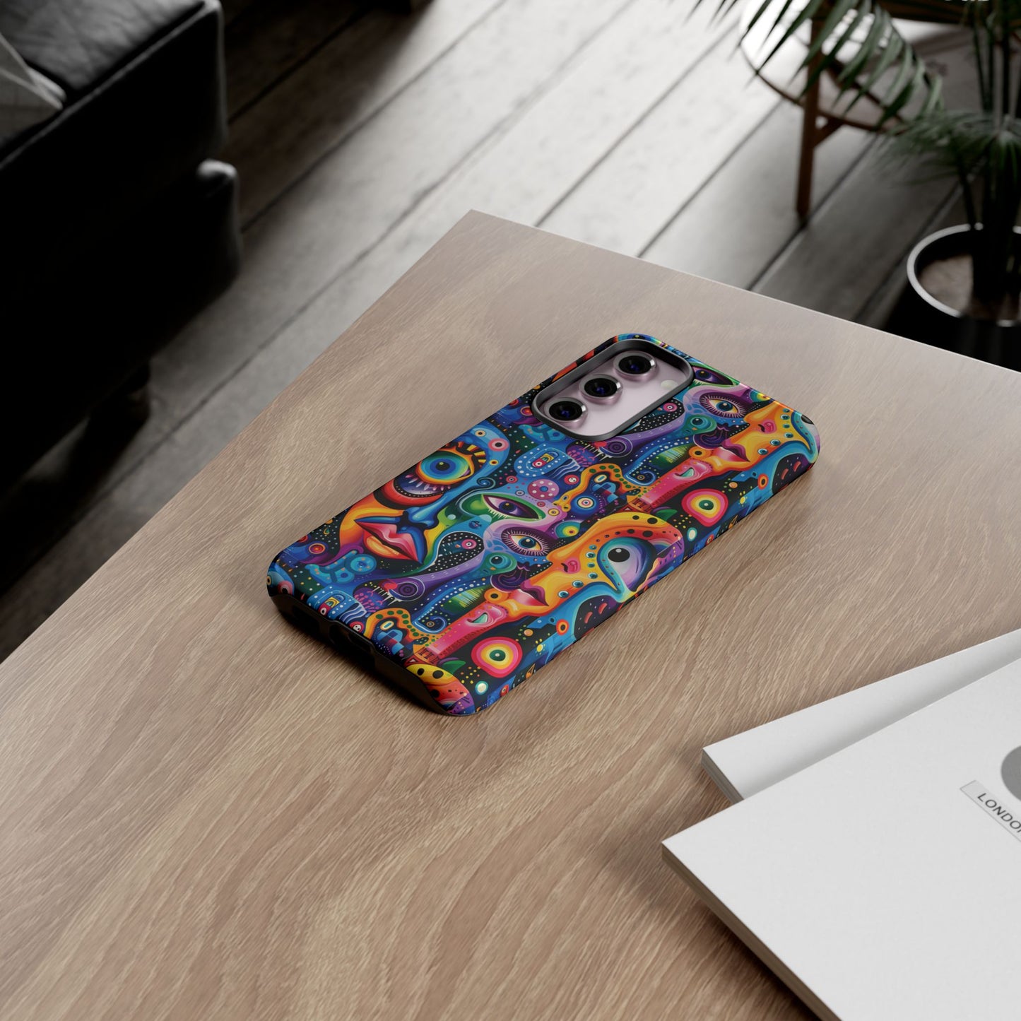 Psychedelic Visions Vibrant Art Google Pixel, iPhone and Samsung Phone Case - Tough Cases for Creative Souls