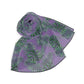 Purple Tropical Bliss Poly Scarf