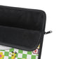 Personalized Green SchoolYard Chic Laptop Sleeve with Composition Book Inspired Design, Educational Gift for Teachers, Classroom Organization, Back to School, Unique Teacher Accessory