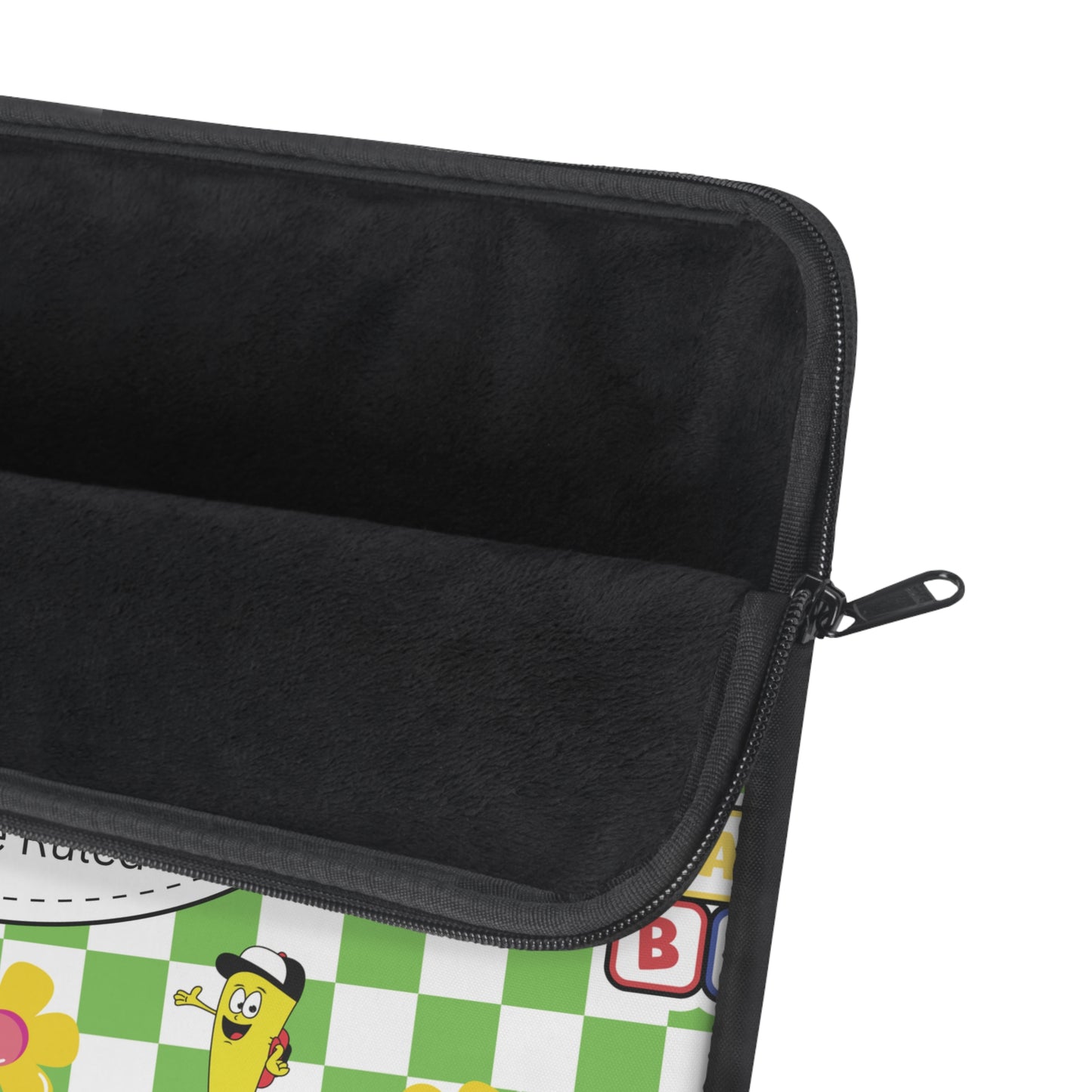 Personalized Green SchoolYard Chic Laptop Sleeve with Composition Book Inspired Design, Educational Gift for Teachers, Classroom Organization, Back to School, Unique Teacher Accessory