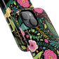 Personalized Floral Fantasy Tough Magnetic iPhone Cases- a Gift for Gardeners, Mother's Day, Birthday Gift, Anniversary Gift, Presents