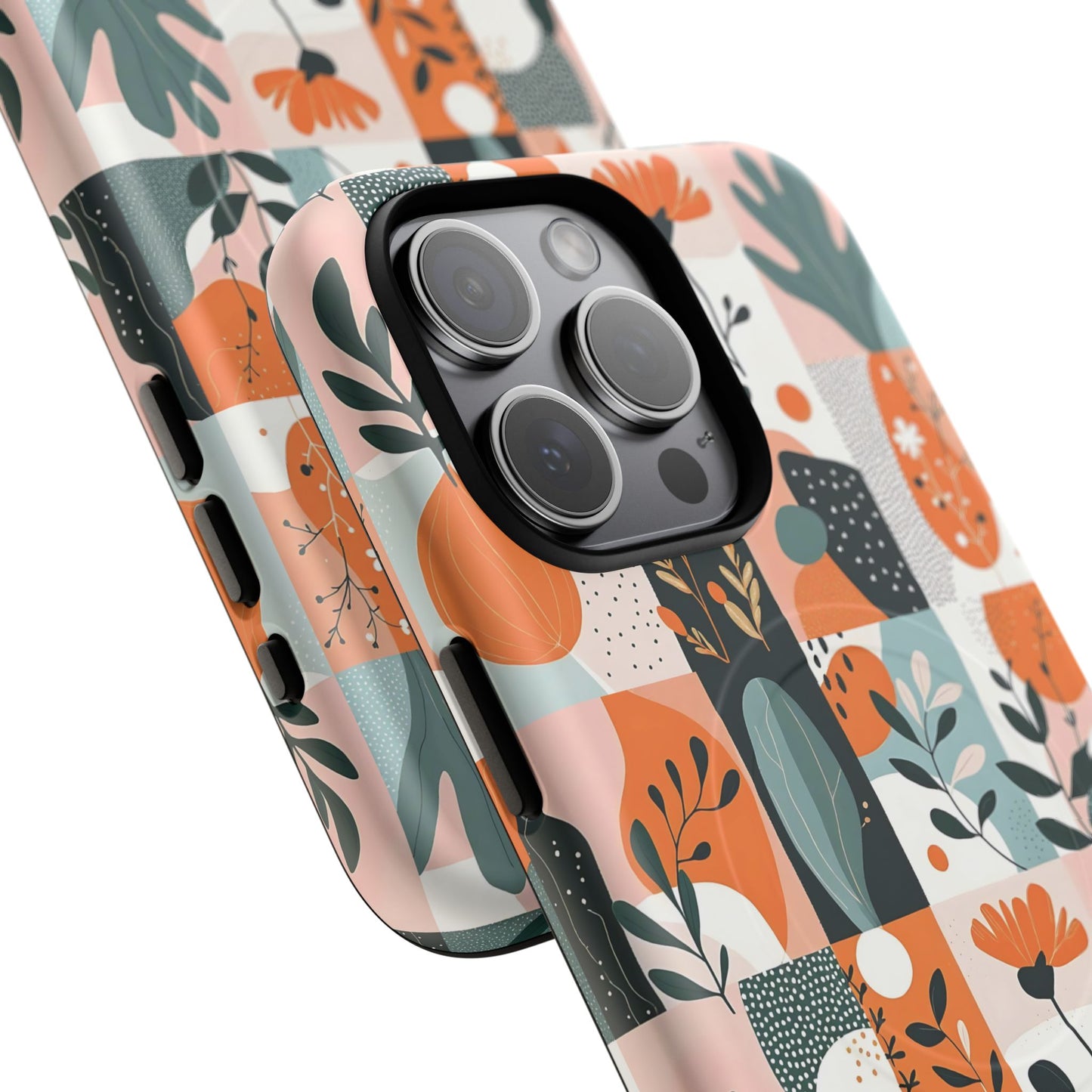 Botanical Bliss Tough Magnetic Phone Case, Durable Phone Cover, Gift for Her, Stylish Tech Accessory, Fall Vibes, Trendy Mobile Case