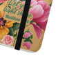 Floral Scripture Flip Case — "Let Your Light Shine" Wallet Phone Cover (Matthew 5:16)