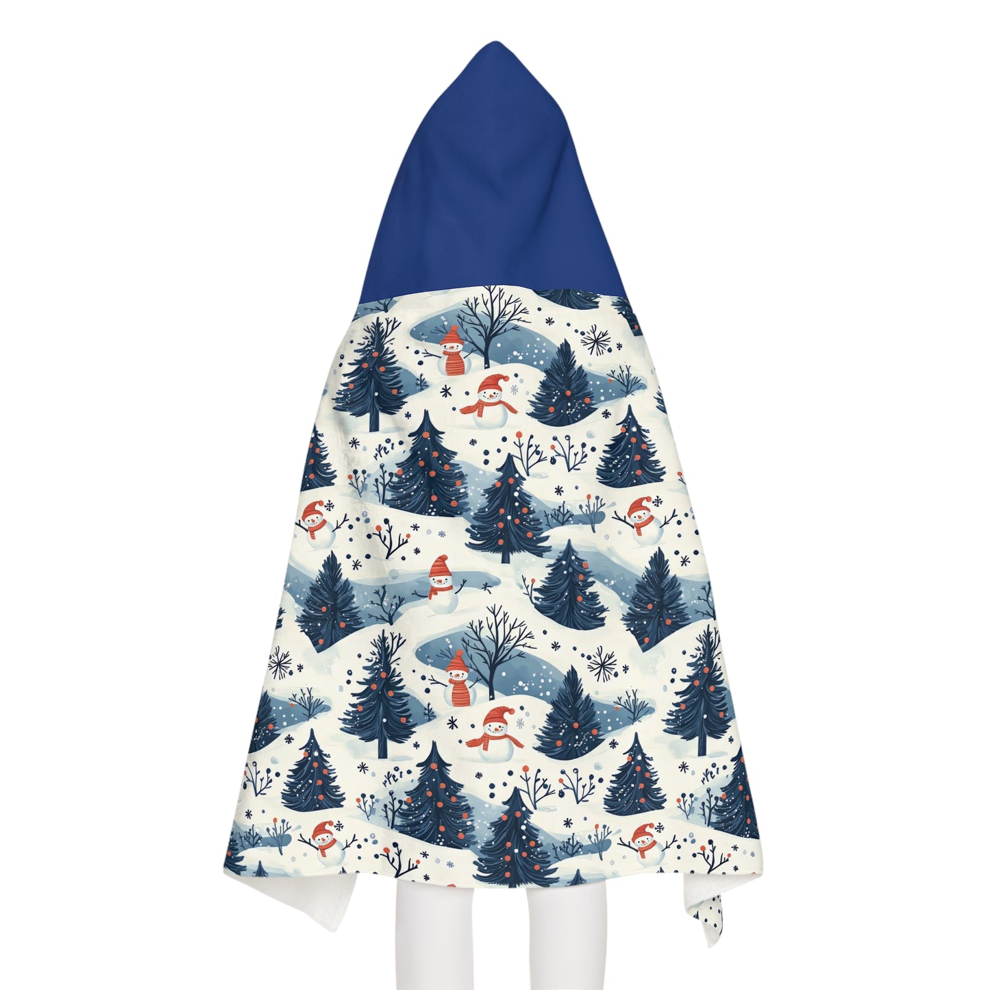 Frosty Forest Snuggle Youth Hooded Towel