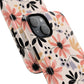 Stylish Soft Petal Noir iPhone Case, Floral iPhone Accessory for Her, Tough iPhone Magnetic Cases, Trendy iPhone Cover, Gift for Friends, Summer Vibes