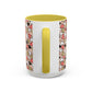 Heart Patterned Coffee Mug - Colorful Love Design, Perfect for Gifts & Celebrations