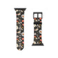 Blossom Elegance: Noir Garden Floral Watch Band - Stylish Floral Design for Smartwatches