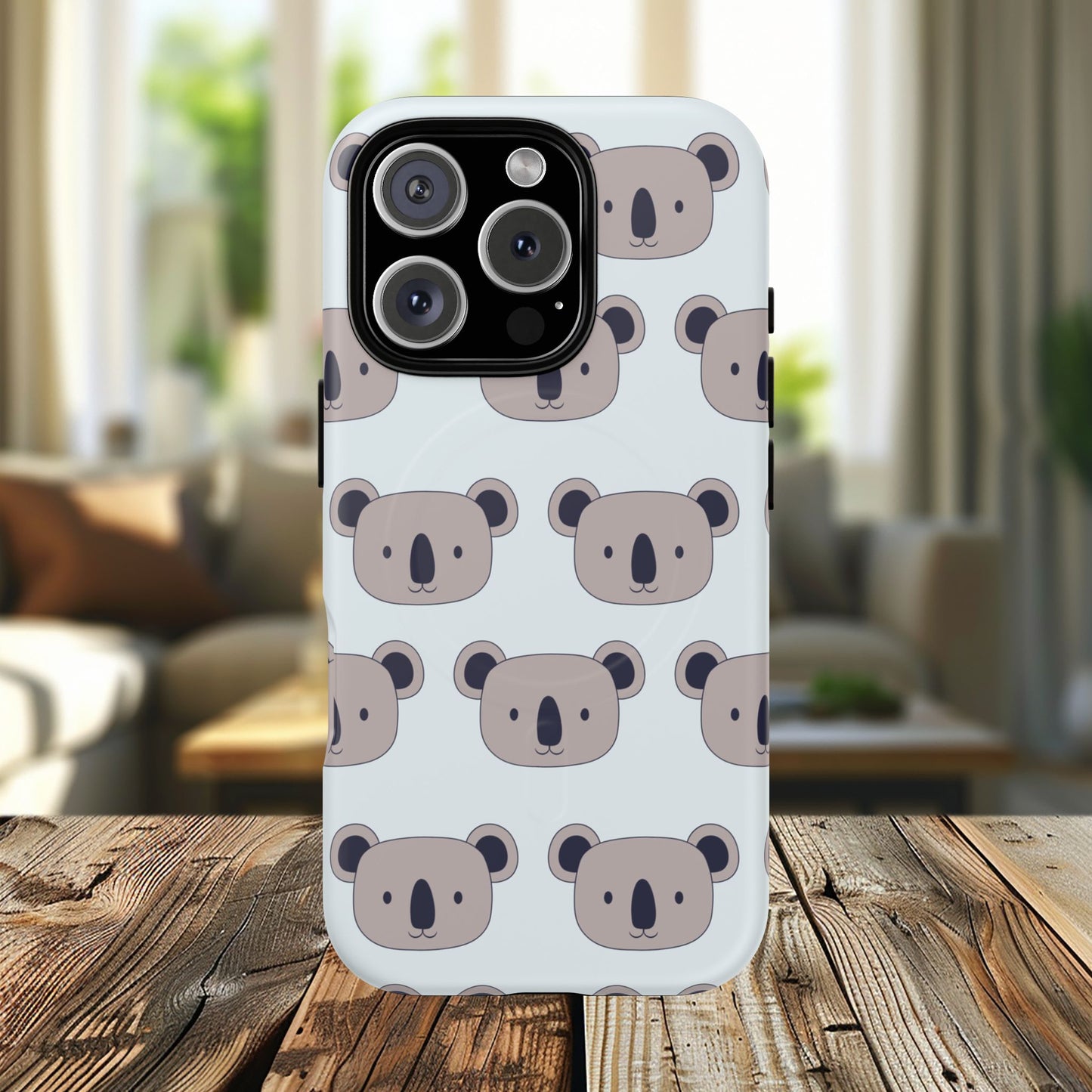 Cute Koala iPhone Case, Tough Magnetic iPhone Cases, Funny Animal Cases, Unique Gifts for Animal Lovers, Cute Phone Accessories, Birthday Gift