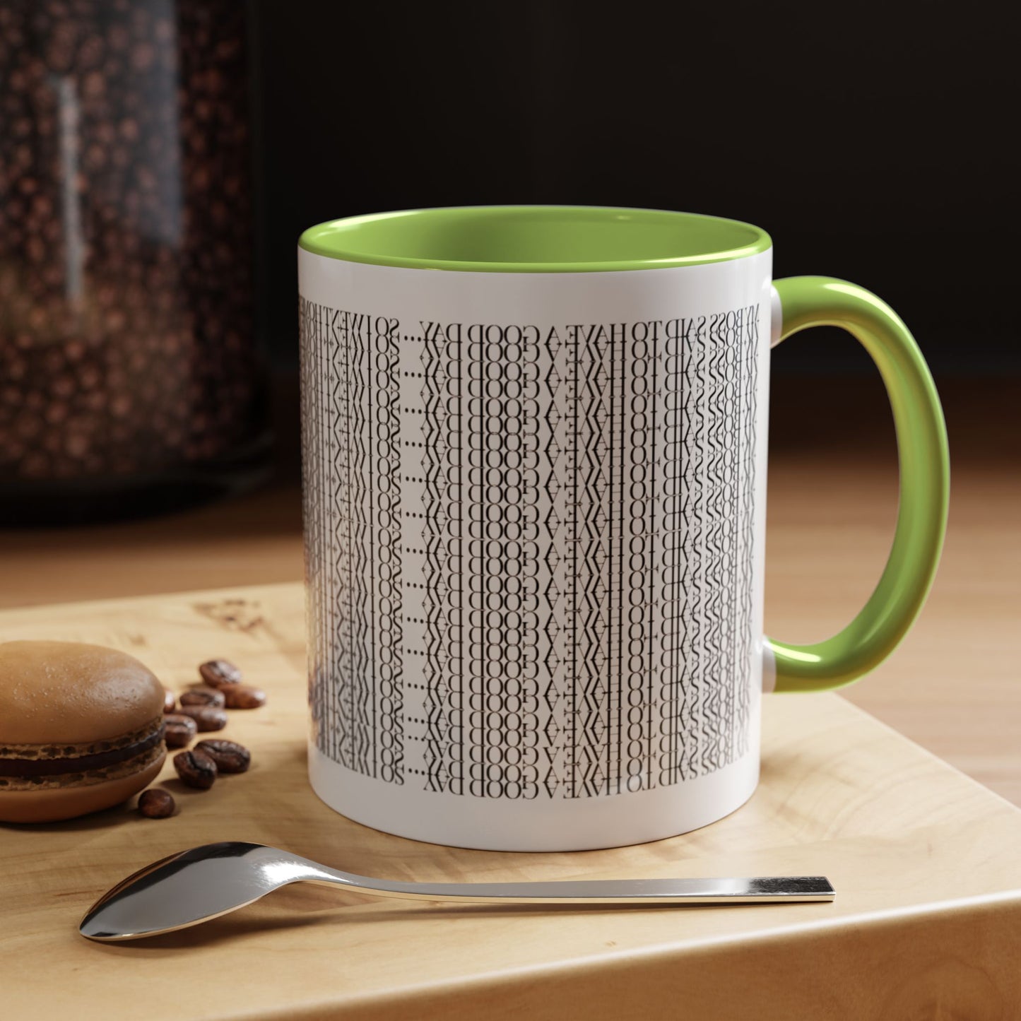 Funny Work Hidden Message Mug - “My Boss said to have a good day… so I went home.”- Viral Optical Illusion Mug - Secret Sarcastic Work Message - Dishwasher Safe, Unique Gifts for Coffee Lovers, Home & Office Decor, Holiday Present.