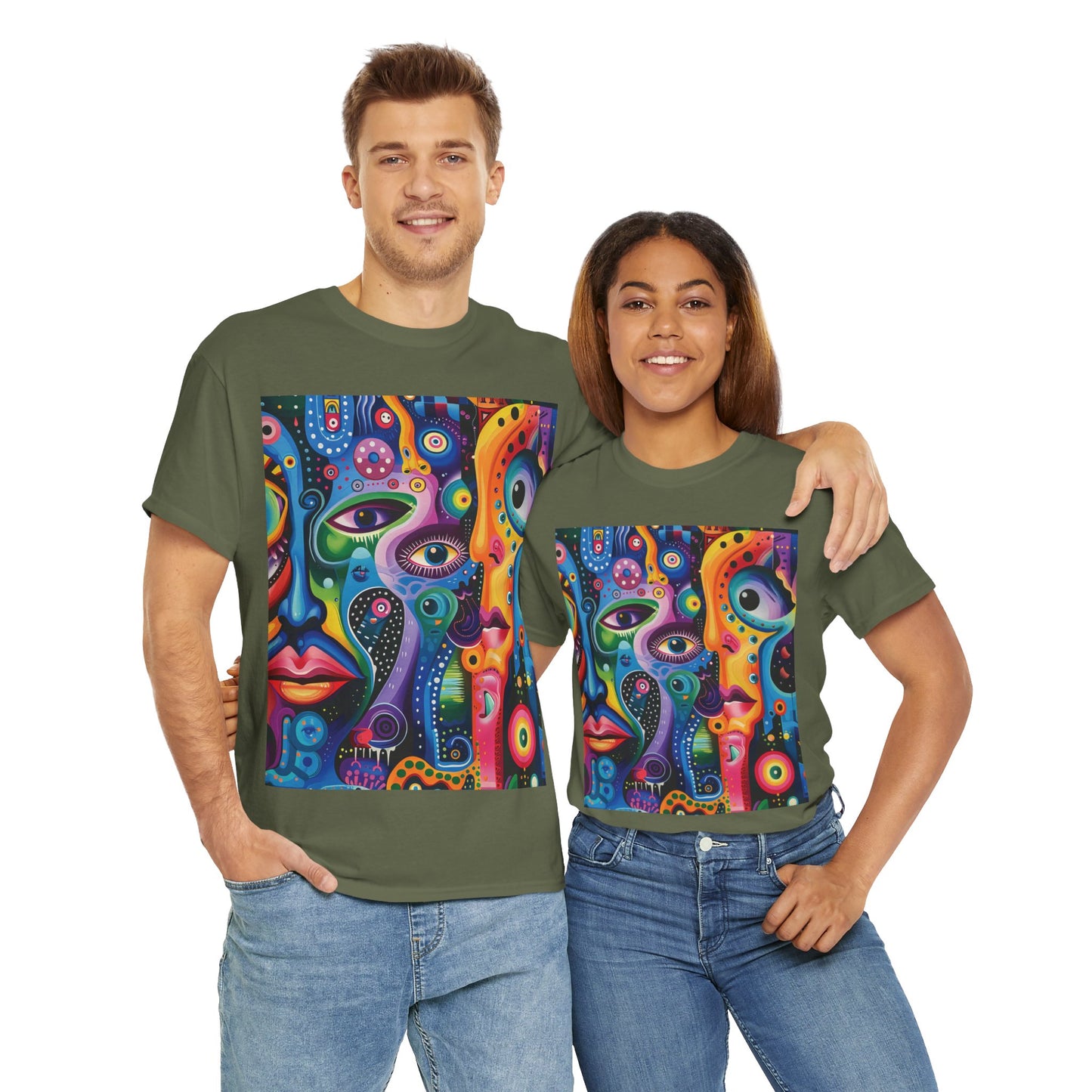 Psychedelic Visions Unisex Heavy Cotton Tee