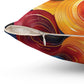 Cosmic Swirl Spun Polyester Square Pillow