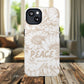 Peace I Leave with You John 14:27, Inspirational Gift, Tough iPhone Magnetic Case Scripture, Sunflower Bible Verse, MagSafe® iPhone® Tough Case, iPhone 14, iPhone 15, iPhone 16, Pro, Pro Max, Plus.