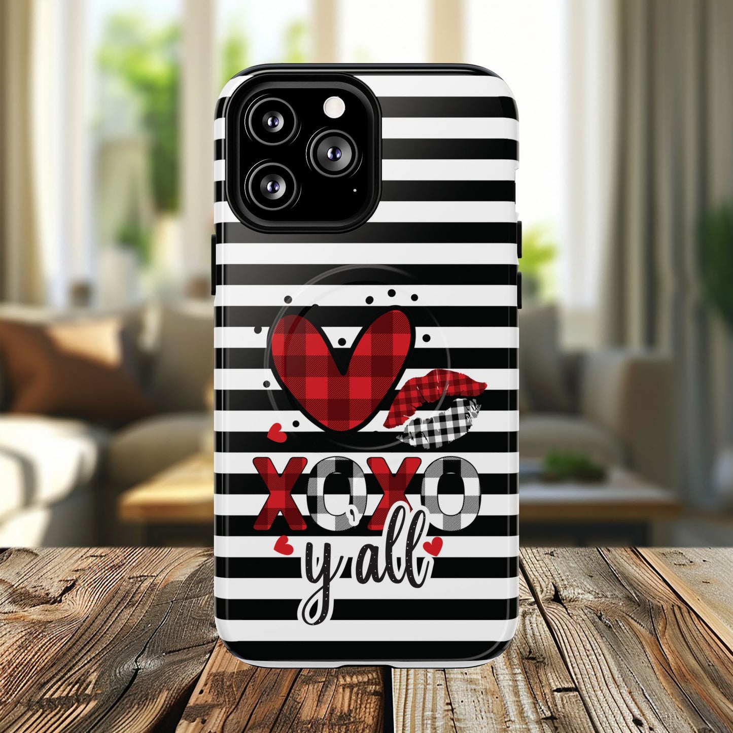 Stylish Tough Magnetic Phone Cases, Trendy Gifts for Her, Holiday Accessories, Floral Design, Cute Phone Protection