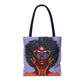 Afro Luxe Glow Tote Bag
