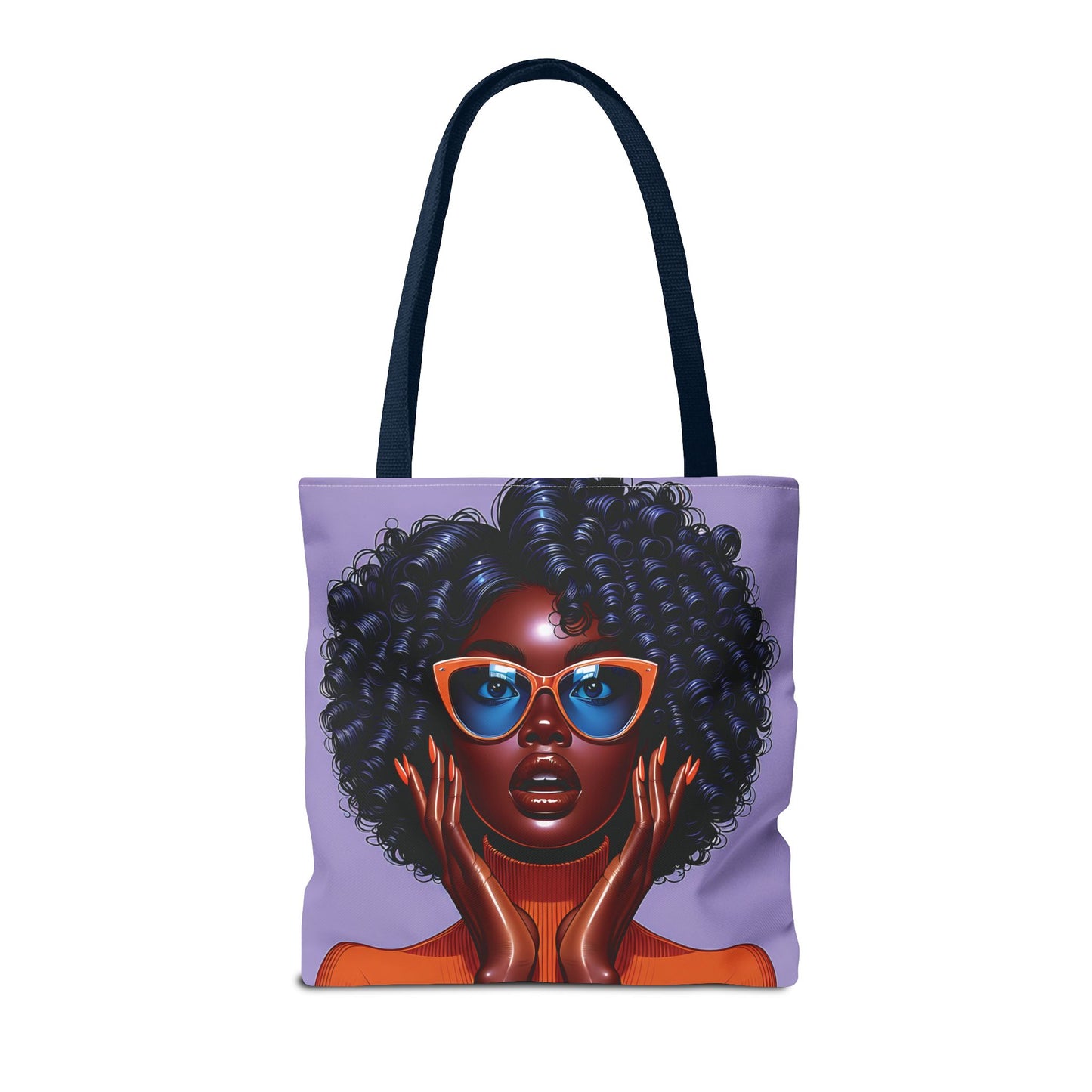 Afro Luxe Glow Tote Bag